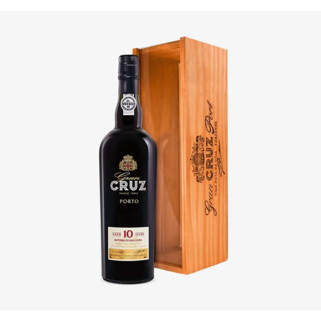 Porto Cruz 10 Anos Caixa Madeira 75 Cl